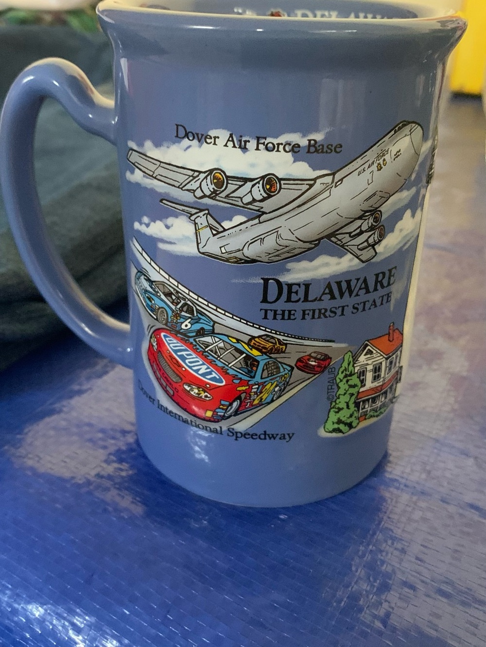 Delaware The First State Blue Ceramic Souvenir Mug
